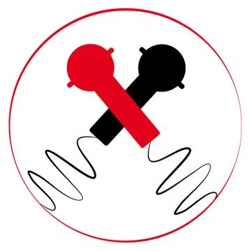 Microphone on white background Stock Illustration