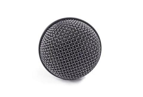 Microphone on a white background Stock Illustration
