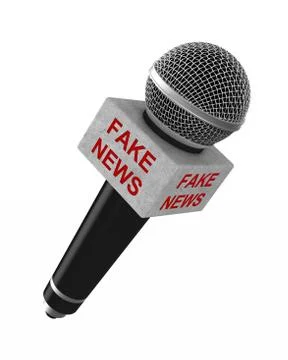 Microphone on white background. Isolated 3D illustration Stock Illustration