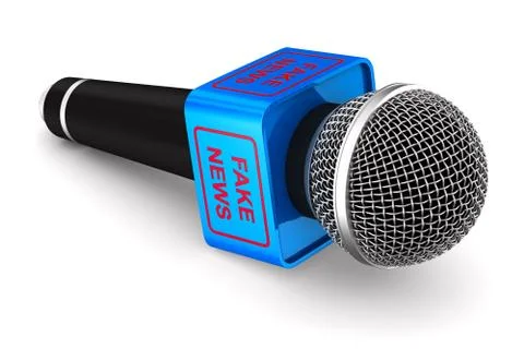 Microphone on white background. Isolated 3D illustration Stock Illustration