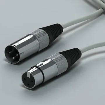 Microphone XLR plug 3D Model