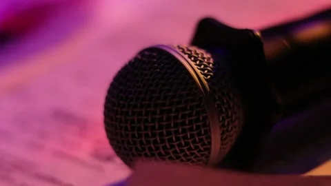 Microphone_laying Stock Footage 162298874