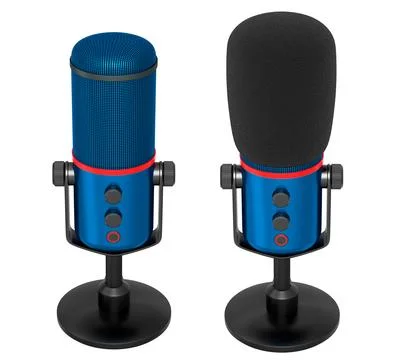 Microphones Designed Specifically for Professional Audio Recording and Live Stock Illustration