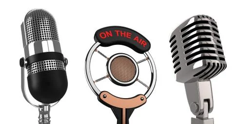 Microphones Stock Illustration