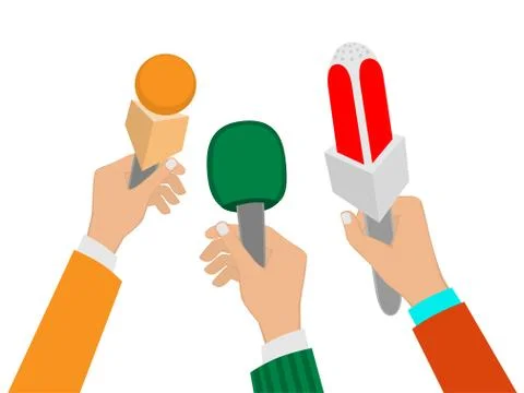 Microphones Иллюстрация