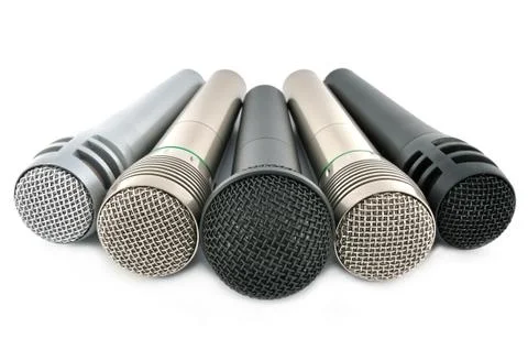 Microphones Stock Photos