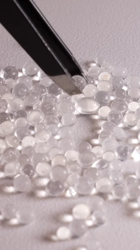 Microplastic Pollution Examination. Vertical video Stock Footage 285929148