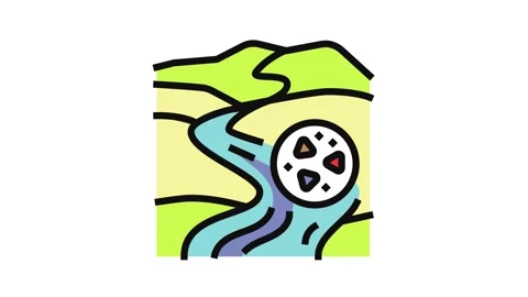 Microplastic pollution river Stock Footage 326114536