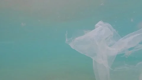 Microplastics and plastic waste in the sea and ocean Stock Footage 312169153