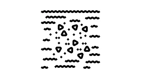 Microplastics ocean water line icon animation Stock Footage 326121813