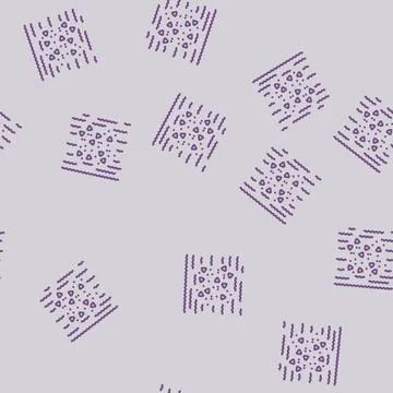 Microplastics ocean water line seamless pattern 스톡 일러스트