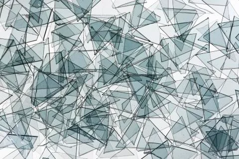 Microplastics polluting seawater close up Stock Illustration