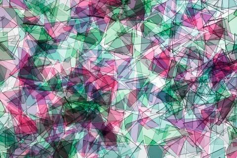 Microplastics polluting seawater close up Stock Illustration