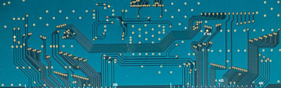 Microprocessor and microchips, background of electrical parts 스톡 사진