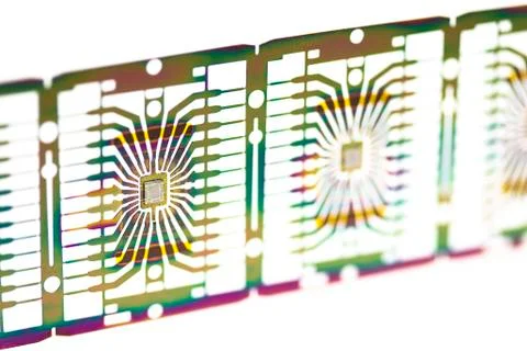 Microprocessor chips 스톡 사진