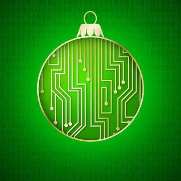 Microprocessor circuitry. Stock Illustration