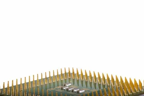 Microprocessor - closeup detail 写真素材