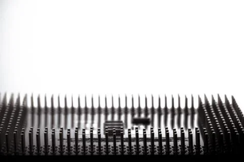 Microprocessor - closeup detail Foto stock