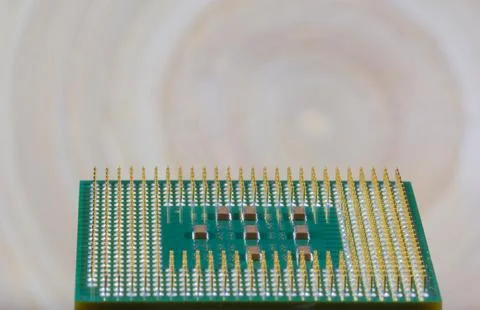 Microprocessor - closeup detail 写真素材