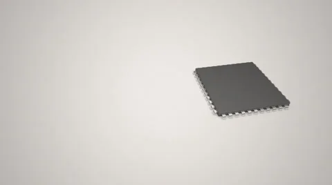 Microprocessor component Stock Footage 61735562