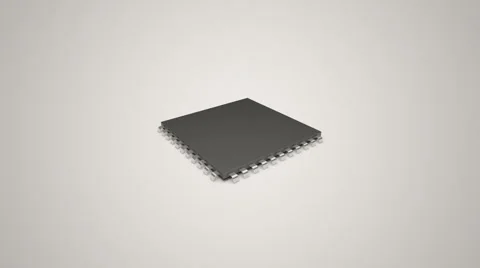 Microprocessor component  Stock Footage 61735602