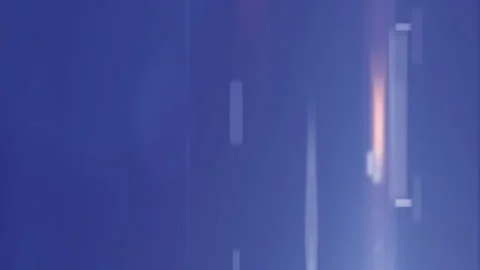 Microprocessor connections against blue background Vídeo Stock 312363805