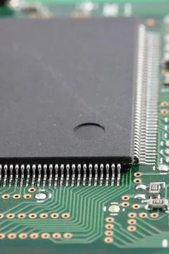 Microprocessor detail microprocessor detail Copyright: xZoonar.com/BerndxJ... Foto stock