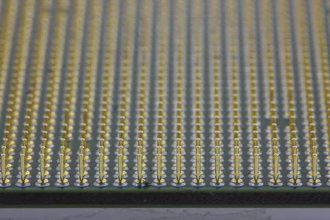 Microprocessor detail 写真素材