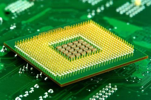 Microprocessor Stockfoto's