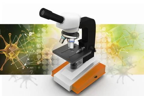 Microscope on abstract background microscope on abstract background Copyri... Stock Photos