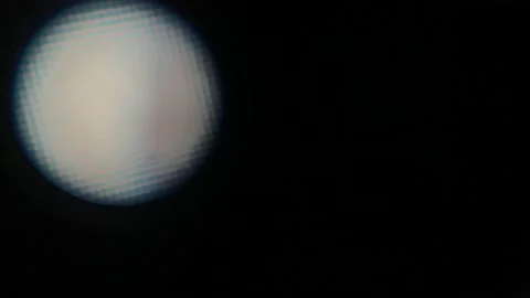 Microscope Adjusting Focus Orb Planet Circle Checker Pattern 4K Stock Footage 200788569
