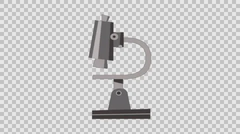 Microscope Animated Cartoon Stock Footage 56725067