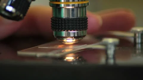 Microscope Closeup 01 Stock Footage 8922653