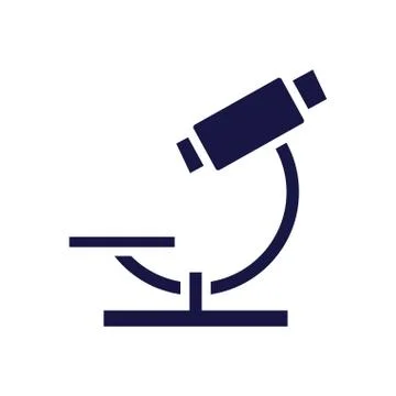 Microscope education supply isolated icon Illustrazione stock