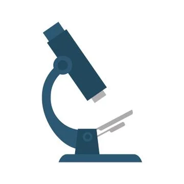 Microscope equipment health laboratory Stockillustratie