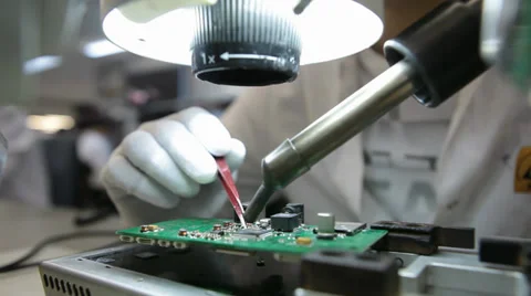 Microscope Stock Footage 34992427