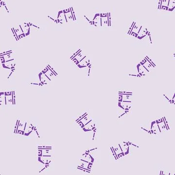 Microscope genetic engineering glyph seamless pattern イラスト素材