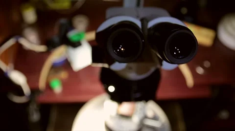 Microscope for hands engraving Stock Footage 65740905