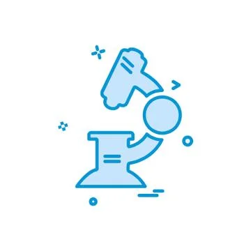 Microscope icon design vector イラスト素材