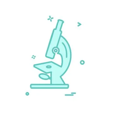 Microscope icon design vector Stock Illustration