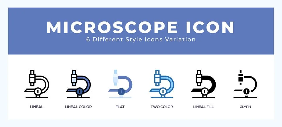 Microscope icon. high quality icon symbol for web design Stock Illustration