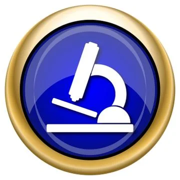 Microscope icon Illustrazione stock