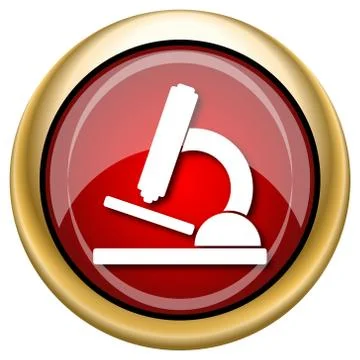 Microscope icon Stock Illustration