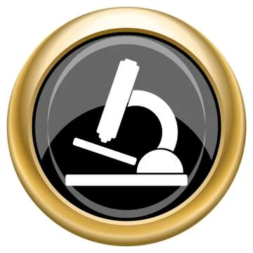 Microscope icon Stock Illustration