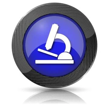 Microscope icon Illustrazione stock