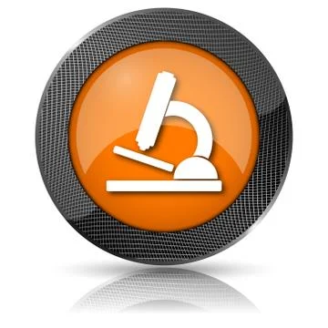 Microscope icon Illustrazione stock