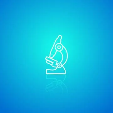 Microscope icon Illustration