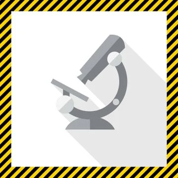 Microscope icon Stock Illustration