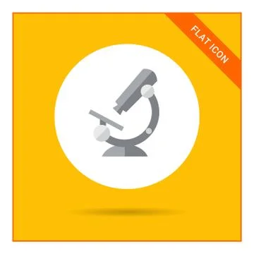 Microscope icon 스톡 일러스트