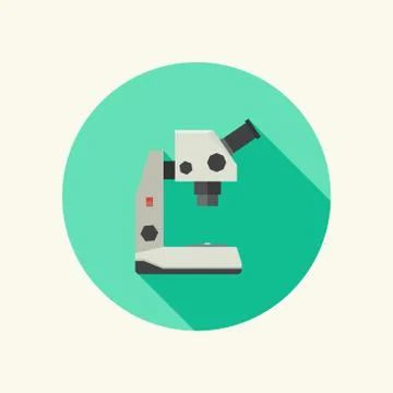 Microscope icon Stock Illustration